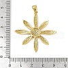 Brass Micro Pave Cubic Zirconia Pendants KK-M322-27G-3