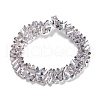 Electroplate Transparent Glass Beads Strands EGLA-P052-02A-PL04-2