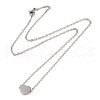 Non-Tarnish 304 Stainless Steel Pendant Necklaces NJEW-P001-10P-1
