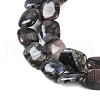 Natural Glaucophane Beads Strands G-C141-C01-02-4