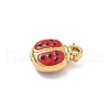 304 Stainless Steel Enamel Pendants STAS-U054-06G-2