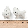 Flocky Resin Pendants FIND-A052-07I-3