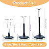 SUPERFINDINGS 12 Sets 3 Styles Plastic with Iron Doll Support for Models ODIS-FH0001-18-2