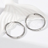 Tarnish Resistant 304 Stainless Steel Huggie Hoop Earrings EJEW-G272-02-20mm-P-6