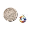Acrylic & Glass & Copper Pendants PALLOY-JF03892-03-2