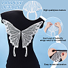 3 Pairs 3 Styles Lace Iron on/Sew On Patches PATC-FG0002-30-4
