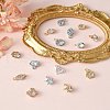 15pcs 15 Styles Alloy Charms ZIRC-YW0001-11-3