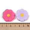 Flower Food Grade Silicone Focal Beads SIL-A011-02A-3