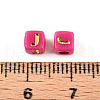 Plating Acrylic Beads OACR-N140-01A-J-3