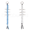 2Pcs Polyester & Spandex Cord Pendant Decorations HJEW-FH00034-1