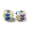 Hand Painted Acrylic with Enamel Beads MACR-K354-38L-2