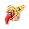 Alloy Enamel Pendants FIND-M060-23E-G-2