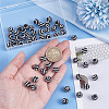 Olycraft 50Pcs Polymer Clay Rhinestone Beads PORC-OC0001-13A-3
