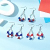 304 Stainless Steel Teardrop Dangle Earrings EJEW-MZ00462-1