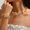 Bohemian Style Shell Layered Bracelets & Necklaces Set for Women MF0861-4
