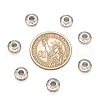 Brass Micro Pave Cubic Zirconia Beads ZIRC-F001-121P-5