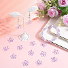 SUNNYCLUE 50Pcs Hollow Spray Painted Alloy Pendants FIND-SC0012-27D-4