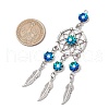 Tibetan Style Alloy Pendants PALLOY-JF03555-2
