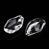 Transparent Glass Petal Beads GLAA-N001-21-3