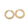 304 Stainless Steel Twist Hoop Earrings for Women EJEW-A130-02B-G-2