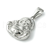 Non-Tarnish 304 Stainless Steel Pendants STAS-L275-19P-2