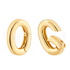   2Pcs 925 Sterling Silver Spring Gate Rings STER-PH0002-88G-1