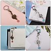 20Pcs 10 Styles Rainbow Color PVD Vacuum Plating Alloy Keychain Clasps JX114A-6