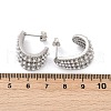Brass Stud Earrings KK-U058-68P-5