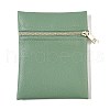 Imitation Leather Jewelry Storage Zipper Bags ABAG-G016-01C-2