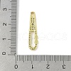 Brass Micro Pave Cubic Zirconia Pendants KK-B114-02G-02-3