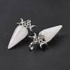 Natural Quartz Crystal Pendants G-P484-02P-05-4