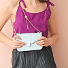 Zinc Alloy Phone Hand Strap Chains Adjustable Diagonal Chain wave Clip FIND-WH0260-56LG-7