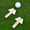 SUPERFINDINGS 2Pcs Wood Golf Ball Markers AJEW-FH0005-41-4