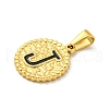 Ion Plating(IP) 304 Stainless Steel Enamel Pendants STAS-R231-19J-G-2