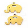PVD Vacuum Plating 304 Stainless Steel Pendants X-STAS-N092-54G-2