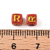 Plating Acrylic Beads OACR-N140-01I-R-3