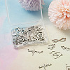 36Pcs 9 Styles 201 Stainless Steel Connector Charms STAS-PJ0001-32-19