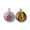 Natural Mixed Stone Pendants G-C110-01P-2