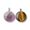 Natural Mixed Stone Pendants G-C110-01P-2