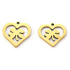 PVD Vacuum Plating 201 Stainless Steel Charms STAS-N092-82G-2