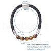 Unisex Leather Cord Bracelets BJEW-JB04852-3