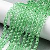 Transparent Glass Beads Strands EGLA-A039-T4mm-D24-4
