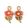 304 Stainless Steel Enamel Pendants STAS-Q363-10A-G-1