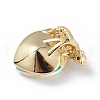 Real 18K Gold Plated Rack Plating Brass Micro Pave Clear Cubic Zirconia Pendants KK-C015-06G-05-3