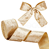 Single Face Velvet Wired Ribbon OCOR-WH0078-222B-02-1