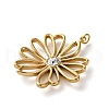 316 Stainless Steel Rhinestone Pendants STAS-K258-39A-G-2