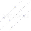 Handmade ABS Plastic Beaded Chains X-CHC-CJC0001-08A-4
