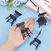 Mini Wood Chairs AJEW-WH0041-76C-9