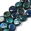 Natural Chrysocolla and Lapis Lazuli Beads Strands X-G-N330-032B-01-1