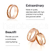 Yilisi 6Pcs 6 Size 201 Stainless Steel Grooved Finger Ring Settings FIND-YS0001-11-2